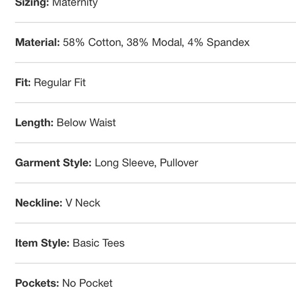 Isabel Maternity Blouse (NWT) - Picture 5 of 5